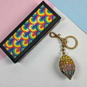 Kurt Geiger London metal eagle key ring